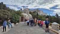 Santorin: vor dem Männerkloster