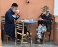 Naxos: Straßen-Szene in Chalki