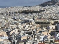 Blick von der Akropolis über Athen