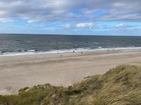 Blick vom Roten Kliff über den Strand