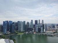 Aussicht vom Marina Bay Sands