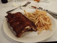 Spearribs - sehr lecker...Entrecote Saint Jean, Quebec