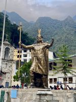 Statue Pachacutec, Aguas Calientes