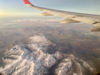 Flug über die Anden 