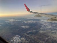 Flug über die Anden