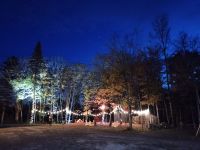 Zuckerhütte - Erabliere Du Lac- Abendstimmung - Provinz Quebec, Kanada