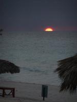 Sonnenuntergang am letzten Abend in Varadero