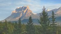 Blick auf Castle Mountains - Rocky Mountains, Kanada