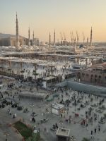 Medina - Prophetenmoschee vom Hotel aus 