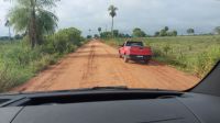 Fahrt zurück vom Pantanal nach Campo Grande zum Flughafen. Foto: Anette Rietz