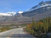 Auf der Rückfahrt - Bergkulisse der Rocky Montains - Kanada