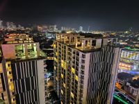 Malaysia. Malakka. Ausblick vom Hotel am Abend