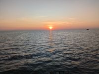 Sonnenuntergang am Tonle Sap See