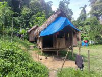Malaysia. Taman Negara Nationalpark. Das Dorf der Orang Asli