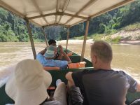 Malaysia. Taman Negara Nationalpark. Weiter mit dem Boot