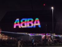 Unübersehbar: Die Beleuchtung der ABBA-Arena