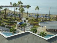 Larnaka: Blick aus unserem Hotel