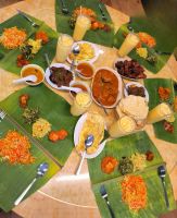 Malaysia. Banana Leaf Dinner in Georgetown / Penang