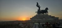 Sonnenuntergang auf dem Nationaldenkmal 