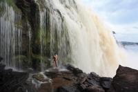 natürliche Massagedusche am Salto Huachin