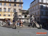 Brunnen in Trastevere