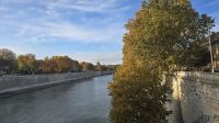 Spaziergang über den Tiber nach Trastevere
