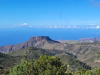 Alto de Garanonay/Blick auf Fortaleza/La Gomera/Kanaren