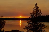 Sonnenuntergang im Algonquin Park
