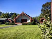 Versammlungshaus der Maori in Te Puia