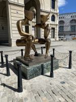 Moderne Kunst vor der Börse