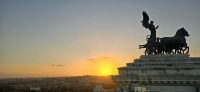 Sonnenuntergang auf dem Nationaldenkmal