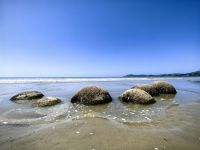Moeraki Boulders Beach   