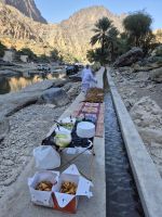 Picknick im Wadi Bani Awf