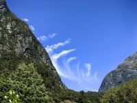 Wolke wie ein Farnwedel
