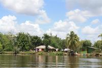 Siedlung im Orinoco Delta
