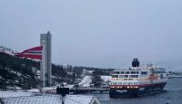 Die MS Trollfjord in Alta (3)