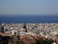 Blick auf Thessaloniki