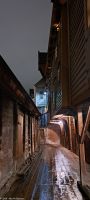 Bergen - UNESCO Weltkulturerbe Bryggen - das Hansekontor