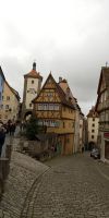 Tag 1 - Blick auf das Plönlein in Rothenburg ob der Tauber 