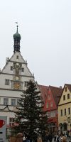 Tag 7 Blick über den Marktplatz von Rothenburg ob der Tauber 