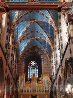 2024-Silvesterreise Krakau: Marienkirche - Blick zur Orgel