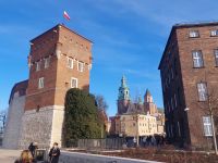 2024-Silvesterreise Krakau: Wawel - Zugang von der Weichselterrasse