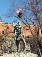 2024-Silvesterreise Krakau: Symbol Krakaus - der speiende Drache