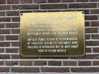 Dies ist der Abfahrtsort des Schiffes 'Speedwell', mit dem die Pilgerväter am 1. August 1620 nach England segelten. Dort stiegen sie auf die 'Mayflower' um, um in die Neue Welt aufzubrechen