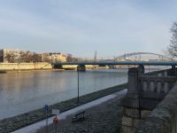 2024-Silvesterreise Krakau:  Vor der Abfahrt - letzter Blick über die Weichsel