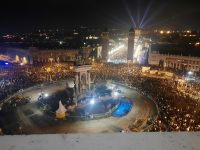 Silvesterfeier Plaza Espanya