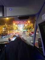 Fahrt durch Barcelona
