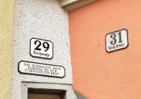 Die schmalste Hausfassade Europas! Bregenz (Reise: Silvester am Bodensee).