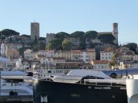 Blick auf die Altstadt von Cannes