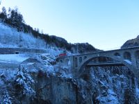 178 Rückfahrt mit dem Bus - Stopp am Solisviadukt
